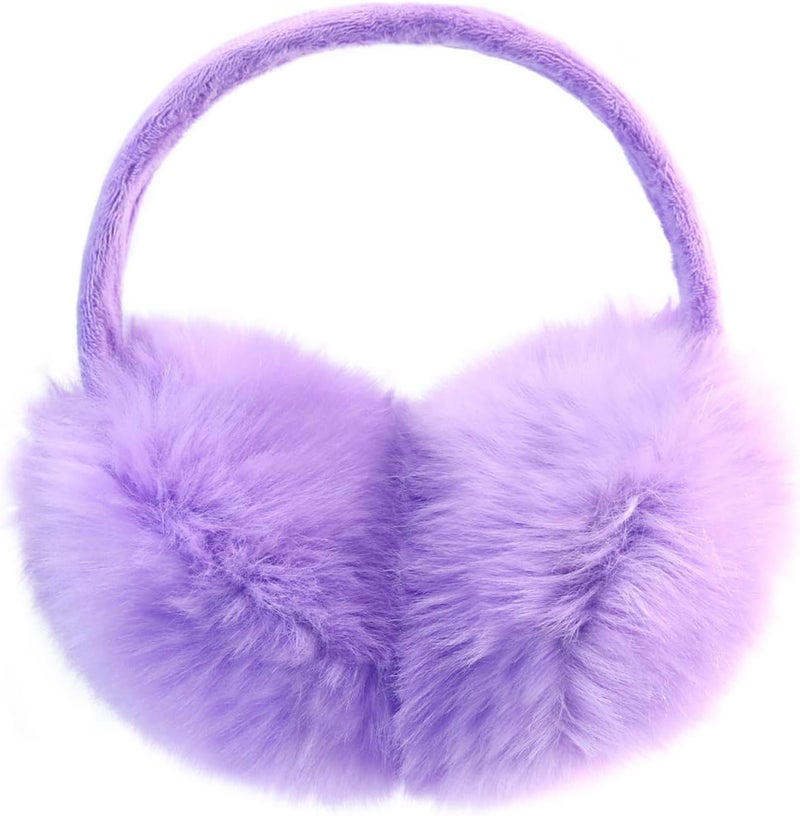 POXIMI Store Women Winter Earmuffs Girl Ski Adjustable Ear Covers for Cute Bow Ear Warmer Outdoor Earmuff Fleece Lining - Image 1